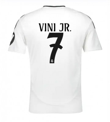 Real Madrid Vinicius Junior #7 Hjemmebanetrøje 2024-25 Kort ærmer